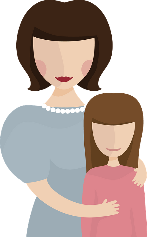 Mother and daughter