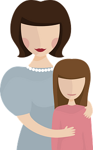 Mother and daughter