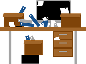 Messy desk