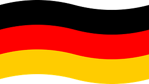 Germany waving flag