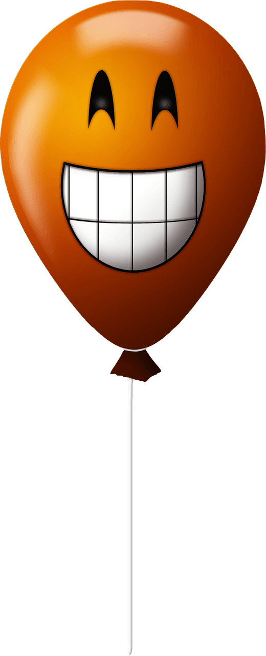 Balloon with smiley