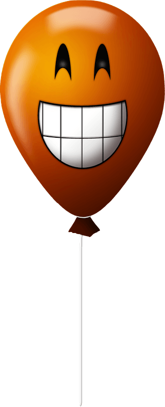 Balloon with smiley