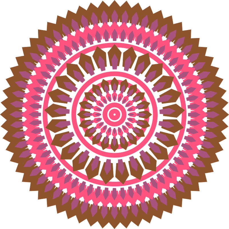 Pink mandala