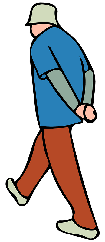 Old man walking