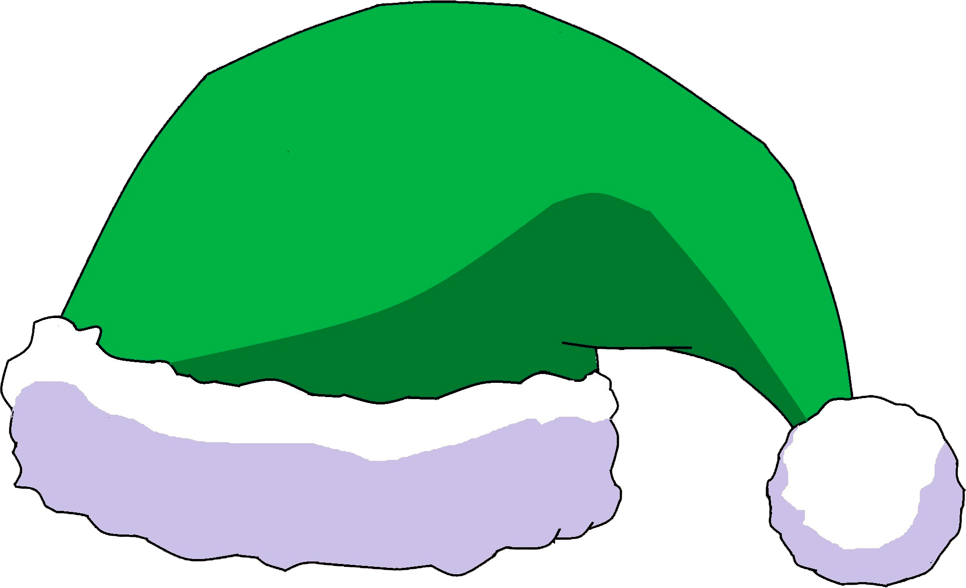 Green santa hat online