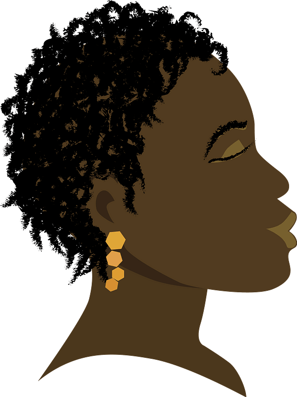 Girl with closed eyes