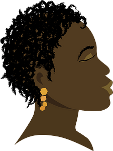 Girl with closed eyes