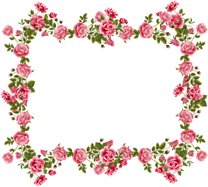 Frame of roses