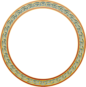 Celtic knot frame