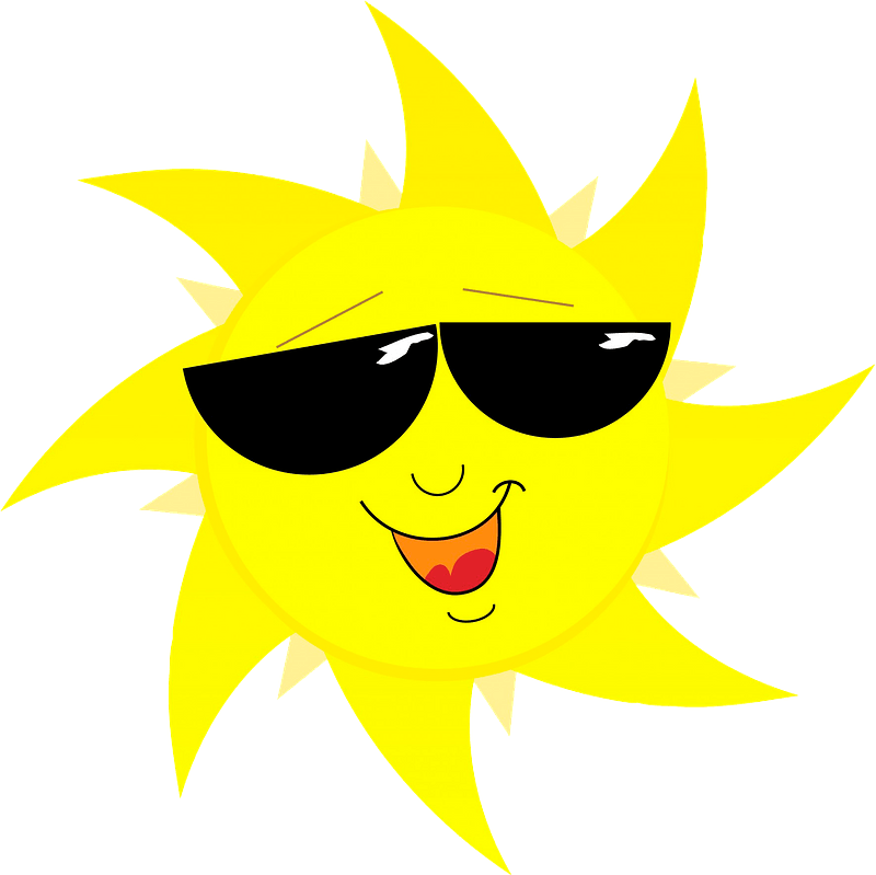 Sun in suglasses