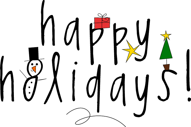 Happy Holidays card