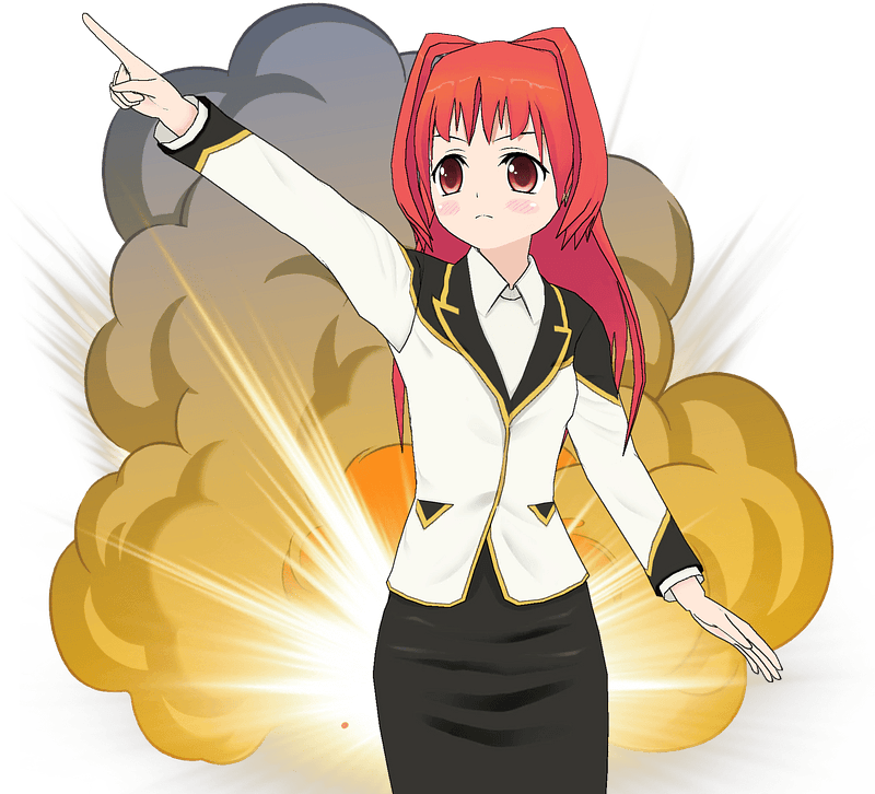 Anime girl commander