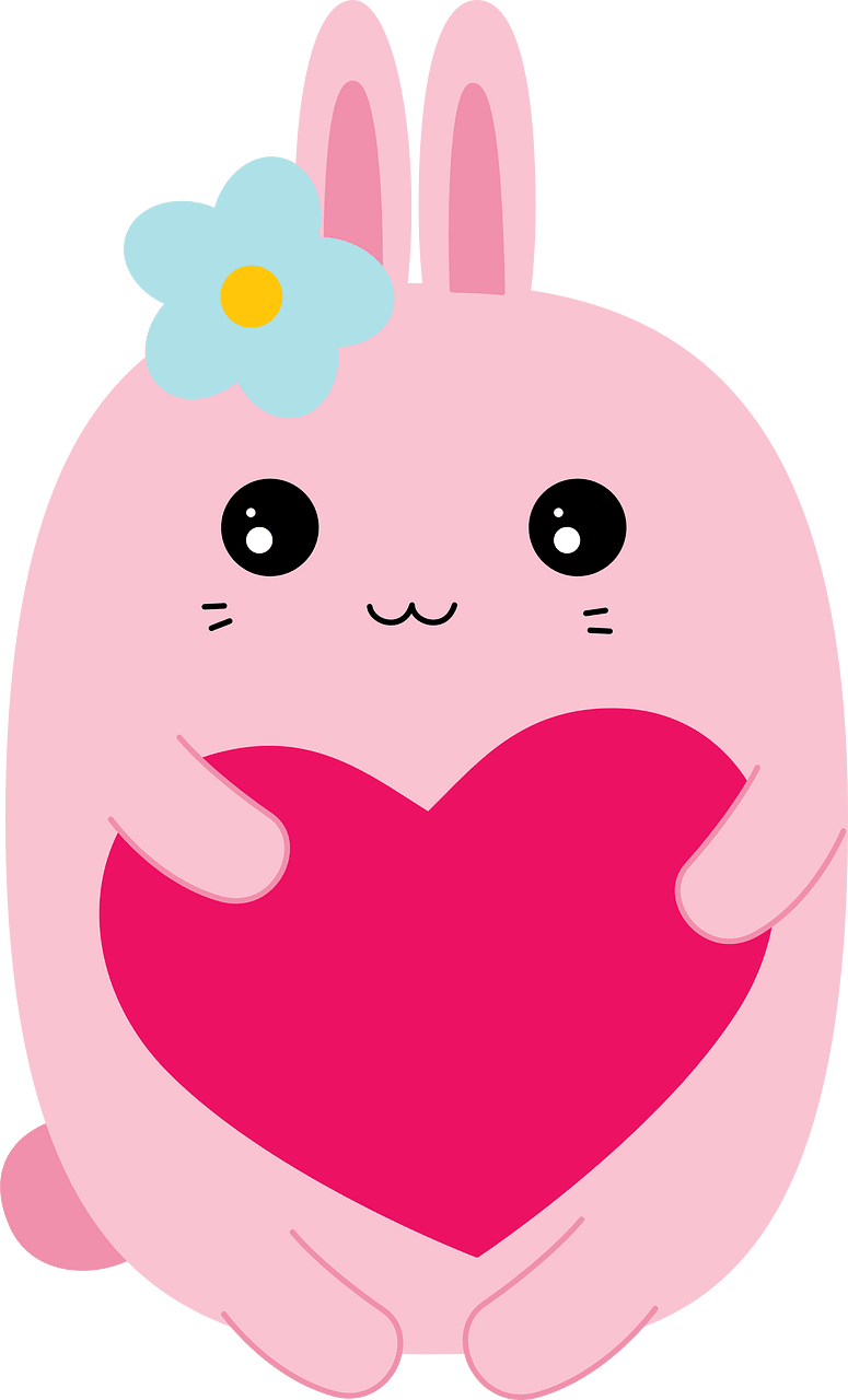 Kawaii St. Valentine's bunny