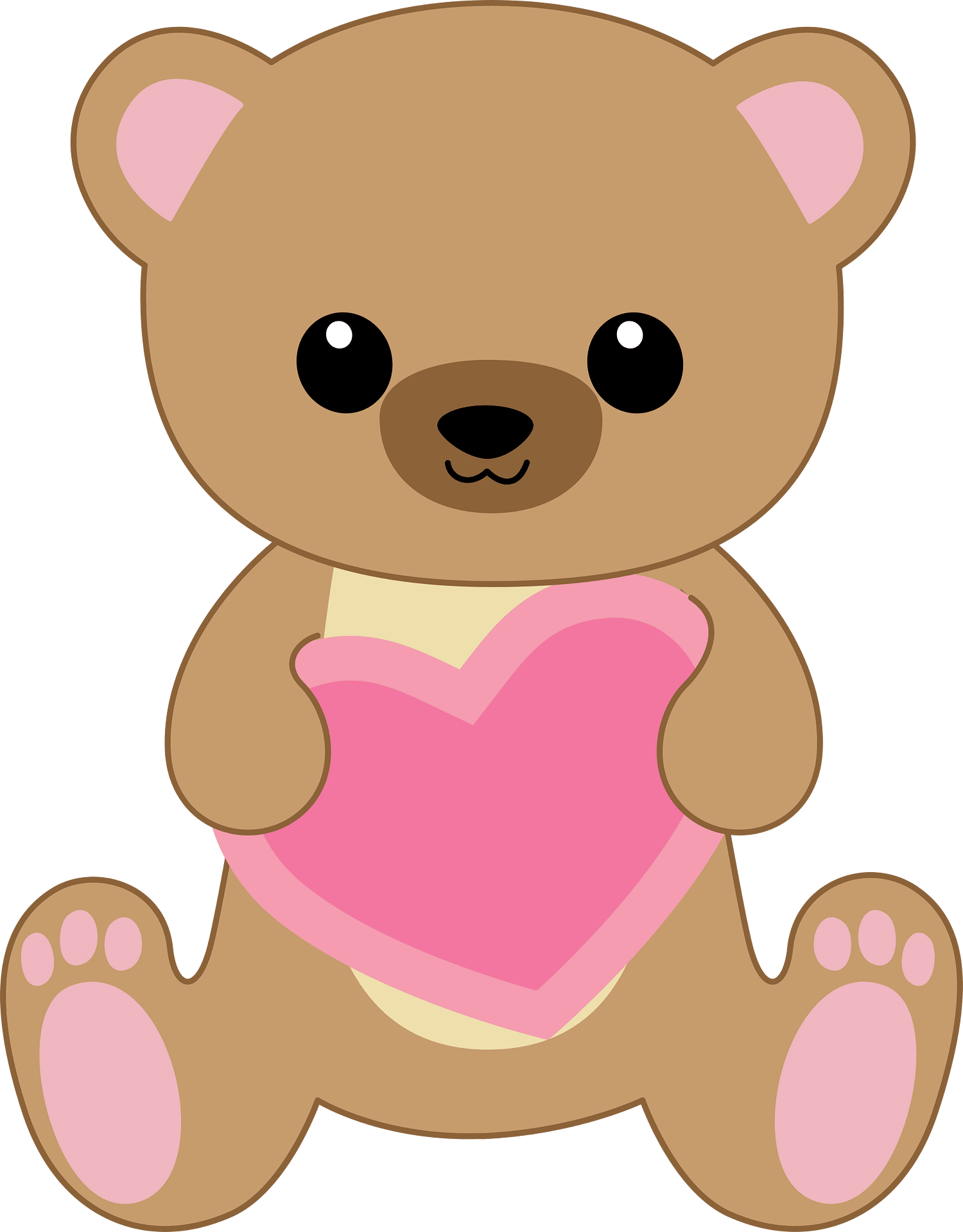 Bear Clipart Cute arpeggiating Kawaii