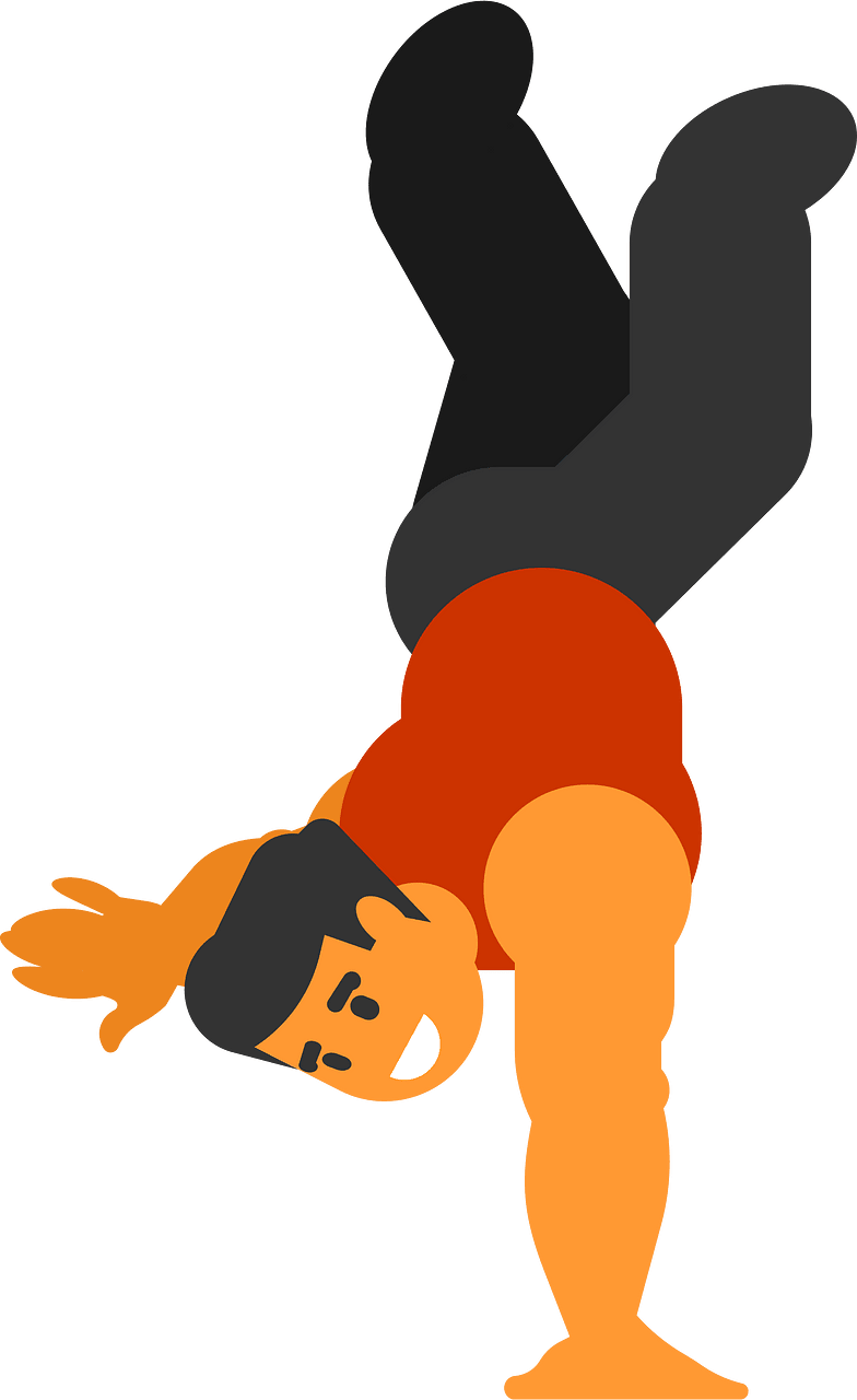 Breakdance dancer