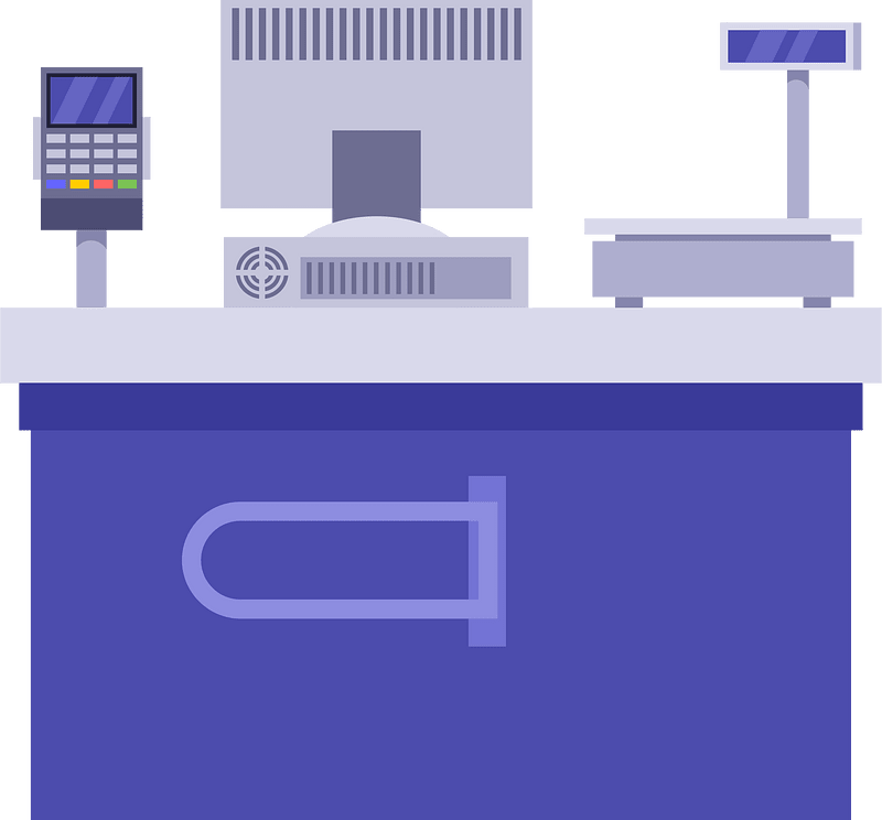 Cashier workplace