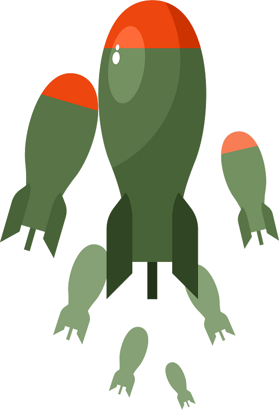 Bombs and missiles