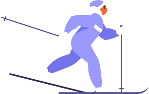 Cross-country skier