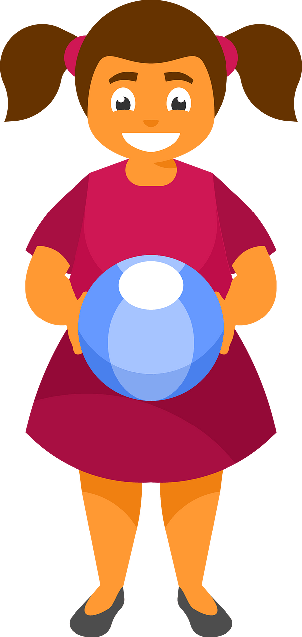 Girl with a ball