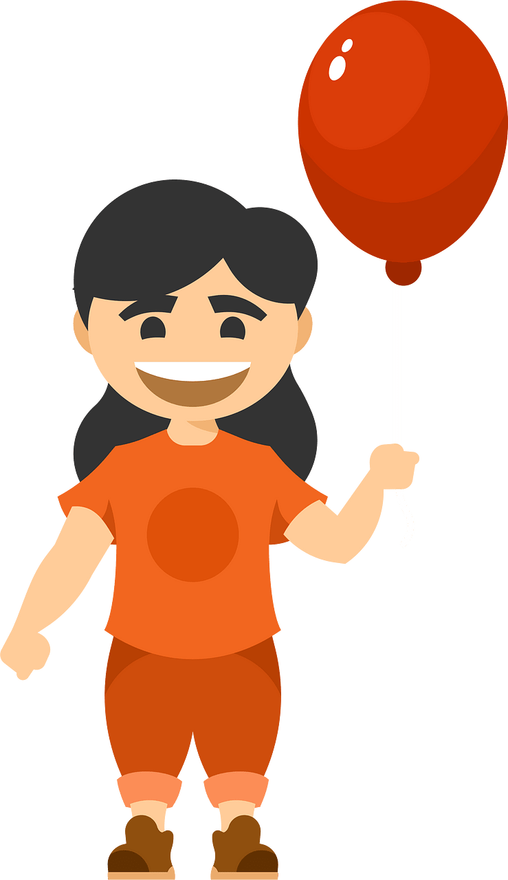 Girl with a red balloon