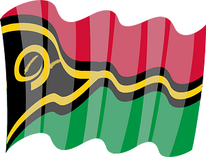 Flag of Vanuatu vector clip art