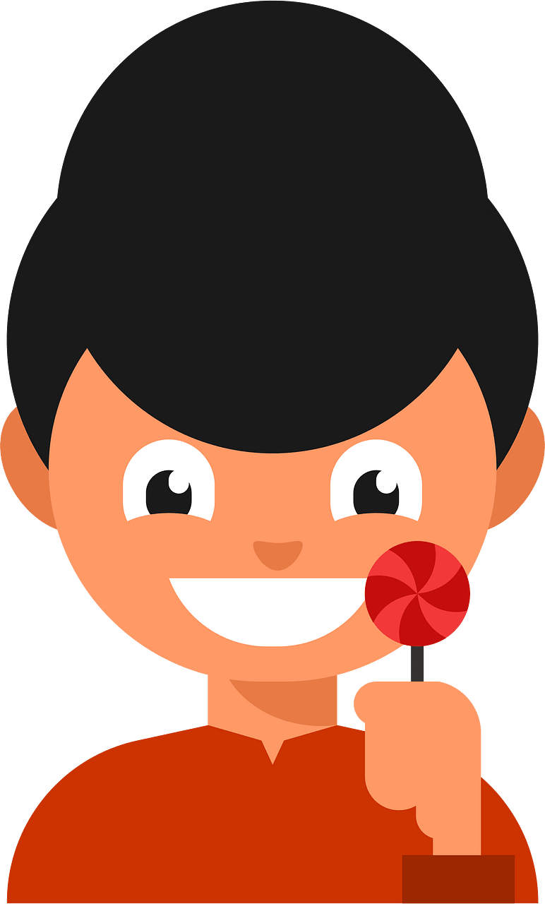 Kid with a lollipop