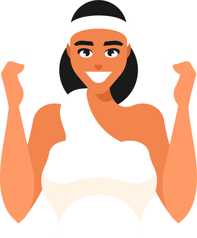 Woman wearing relaxing mask