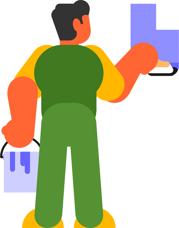 Painting a wall