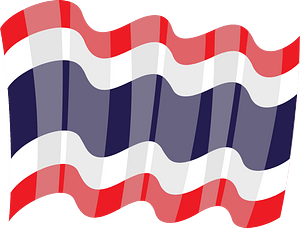Flag of Thailand clip art