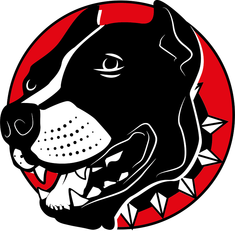 Dog head logo symbol