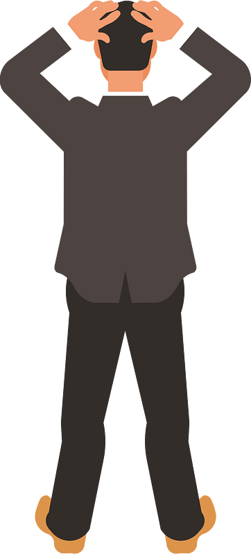Disappointed businessman
