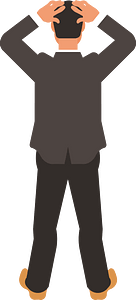 Disappointed businessman