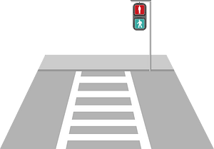 Pedestrian Crossing with Traffic Light