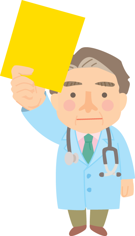 Medical Doctor with a Yellow Card