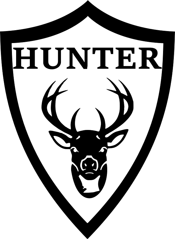 Deer hunter emblem