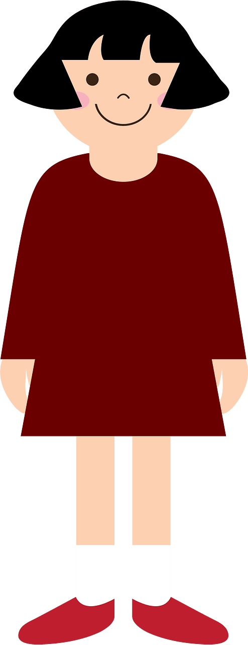 Girl in a Red Dress