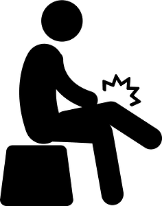 Knee Pain Pictogram