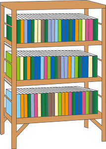 Bookshelf Full of Books