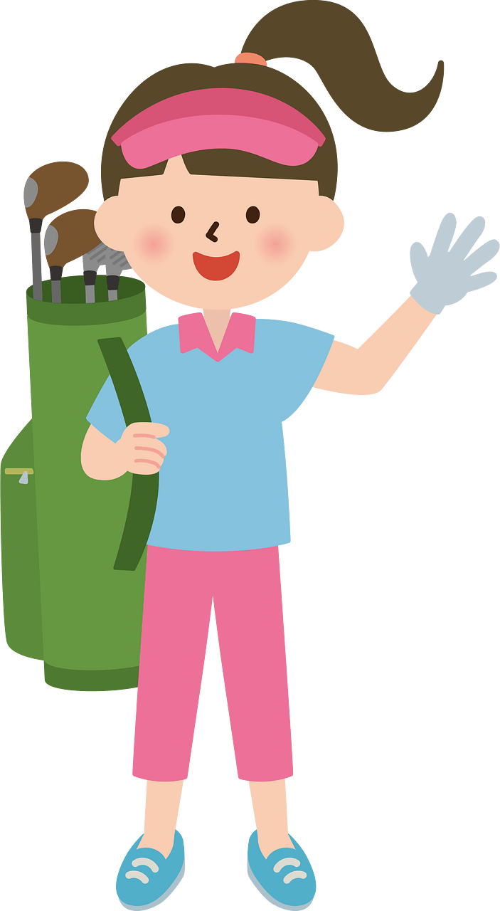 Girl Golf Player