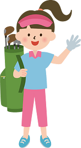 Girl Golf Player