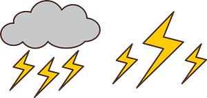 Thunder Cloud and Lighting