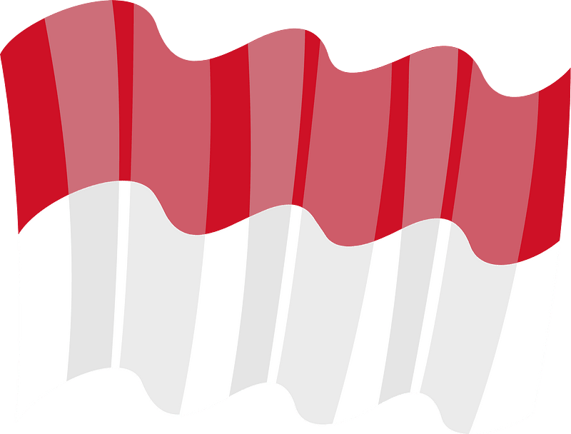 Monaco national flag
