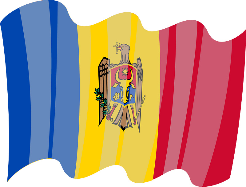 National flag of Moldova