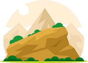 Mountain range clip art