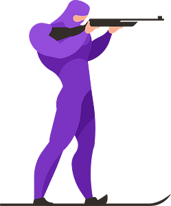 Biathlon athlete
