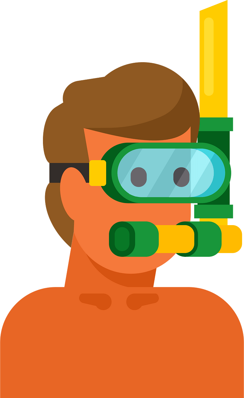Snorkeling mask