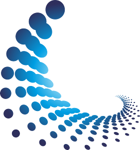 Halftone swirl