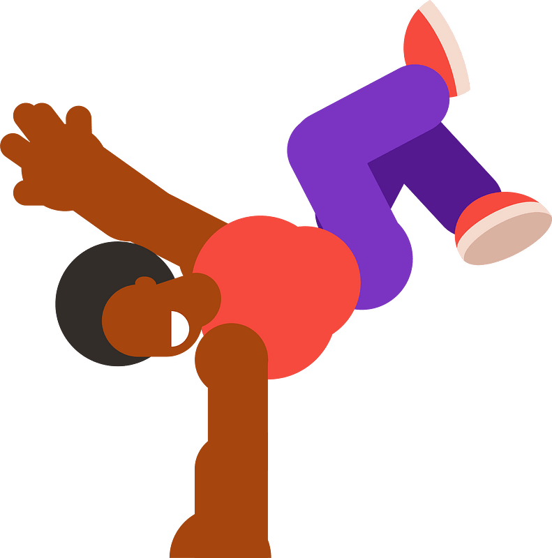 Dancing hip hop