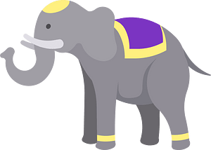 Thai elephant clip art