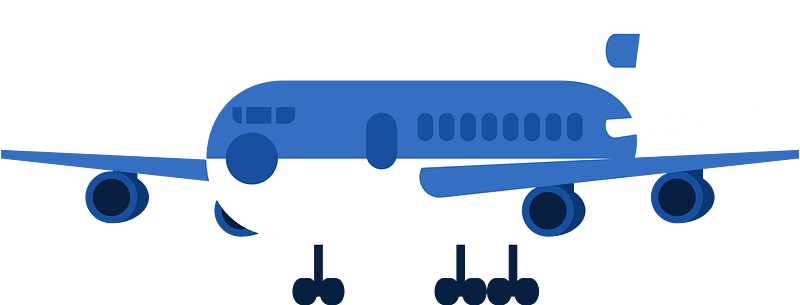 Passenger aircraft clip art - Free vector clipart images on creazilla.com